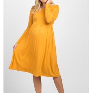 Pink Blush maternity dress